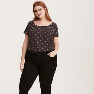 ABBEY - FOX GEORGETTE BUTTON BACK BLOUSE